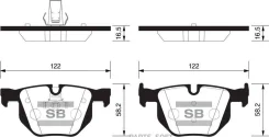 ������� ���������, ������ Sangsin Brake SP2157 SP2157 ����