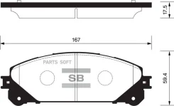 ������� �������� Toyota RAV4 IV 2015- SP2137 Sangsin Brake SP2137 SP2137 ����