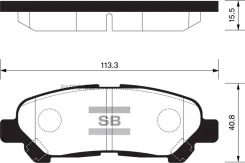 ������� ��������� Toyota Highlander 07- ���. SP2136 Sangsin Brake SP2136 SP2136 ����