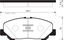 ������� ��������� ��������, �������� Sangsin Brake SP2183 SP2183 ����
