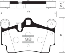 ������� ��������� Volkswagen Touareg 03/Porsche Cayenne 03 ������ SP2198 Sangsin Brake SP2198 SP2198 ����