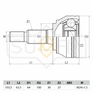 ���� �������� | ����� ����/��� | VW Touareg(7L_) 3.0D-6.0 02-10, AUDI Q7 3.0D-4.2 06 Sufix ST1064 ST1064 ����