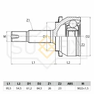 ���� �������� | ����� ����/��� | Toyota Auris(E150) 1.33-1.6 06 / Corolla(E150) 1.33-1.6 06 Sufix ST1063 ST1063 ����