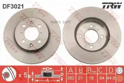 ���� ��������� �������� Honda FD# FA# ES# EU# EJ# EK# EG# GB# GP# GJ1/2 GE7/8/9 TRW DF3021 DF3021 ����
