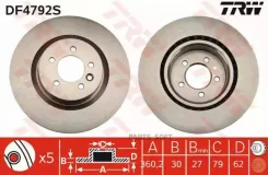 ���� ��������� �������� Land Rover Discovery IV L319 09/09- Range Rover Sport L320 05/02-13/08 Range Rover III L322 09/09-12/08 TRW DF4792S DF4792S ��...