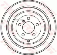 ���� ��������� ������ Land Rover Range Rover III L322 02/09-12/12 TRW DF4954S DF4954S ����