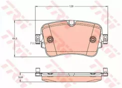 ������� ��������� ������ Audi Q7 II 4M# 2.0L 3.0L TFSI/TDI 15/03- TRW GDB2131 GDB2131 ����