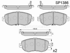 ������� ��������� HI-Q/Sangsin Brake SP1386, �������� SP1386 ����