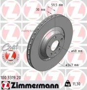 ���� ��������� �����. 347x30/60-5x112 Audi A6 4.2 04 Zimmermann 100331920 100331920 ����