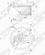 ����� ��������� ������ Toyota Camry#CV30/ES300 01- SAT ST8710333081 ST8710333081 ����