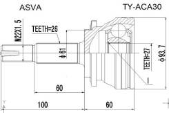   |  / | ASVA Tyaca30 TYACA30 