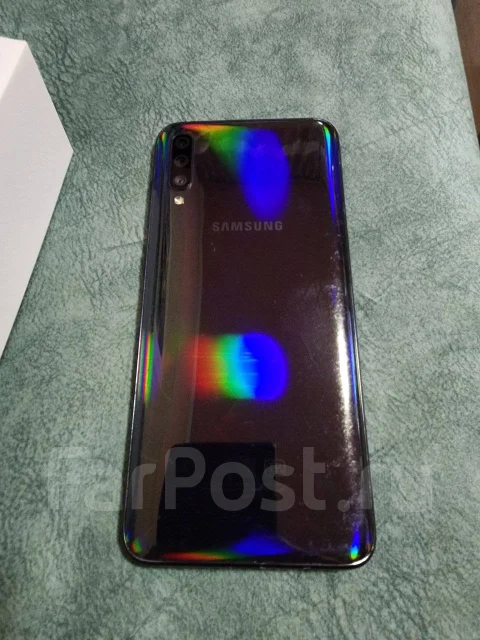 Samsung Galaxy A70. �/�, 128 ��, �����, ����������, ������, 3G, 4G LTE, Dual-SIM, ����������, NFC ����