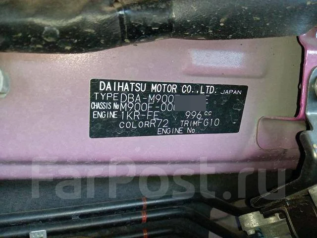 Subaru Justy. M900F, 1KR ����