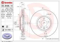 ���� ����. ���. ����. [340x32,5] 5 ���. VW Multivan/ T5 2.0 03- Brembo 09B49811 09B49811 ����