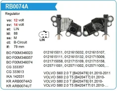 ��������� ���������� FORD Transit, Volvo UTM RB0074A ����