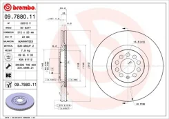 09.7880.11_���� ���� 09788011 Brembo 09788011 ����