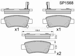 ������� ��������� HI-Q/Sangsin Brake SP1568, ������ SP1568 ����