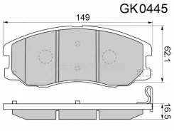 ������� ��������� GK0445, �������� GK0445 ����