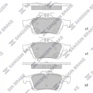 ������� ������ FORD Focus III 12- SP1947 Sangsin Brake SP1947 SP1947 ����