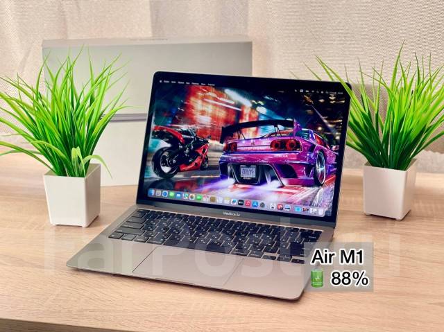 Macbook Air 13 2020 M1 (Первая цена), ноутбук, игровой, 13", 256 Гб, 8 ...