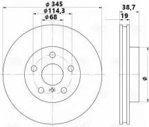 ���� ��������� ��� ����������� Ford Explorer (10-) d=345 | ��� | DF106211 DF106211 ����