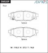    Advics (R) Subaru Legacy BL / BM (03-09), Forester SH5 (07-12), Exiga YA (08-), Impreza GH / GE (07-11), BRZ ZN6 (12-), Toy...