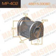 ������ ������������� MP-402 ��� Toyota ������������� Masuma ����� 48815-33060 MP-402 �������� 2�� ������ 16.5 ����� � ������� � ��������. �����������...