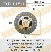 ���� ��������� TYD115U ��� Toyota ������������� Masuma ����� 31250-20290 31250-12250 31250-12270 31250-12271 31250-12272 31250-2810131250-28070 31250...
