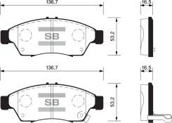 ������� ��������� ��������, �������� Sangsin Brake SP1541 SP1541 ����