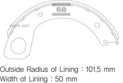 ������� ��������� ����������, ����������� - �������� 2�� (���� �� ��������) Sangsin Brake SA122 SA122 ����