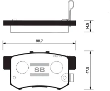 ������� ��������� ��������, ������ Sangsin Brake SP1076R SP1076R ����