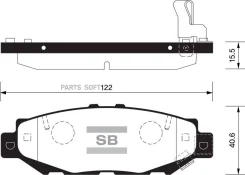 ������� ��������� ��������, ������ Sangsin Brake SP1432 SP1432 ����