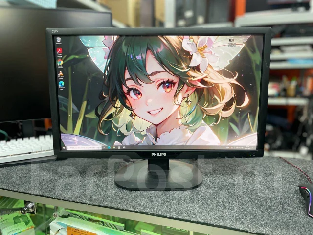 Philips. 22", ���������� �� (LCD, LED, QLED) ����