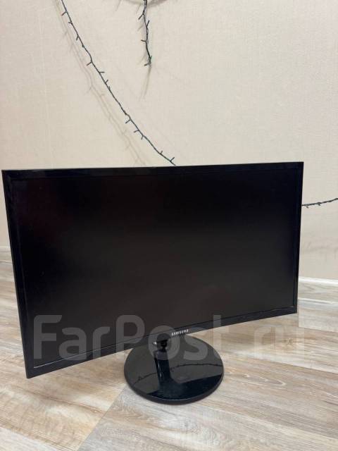 Монитор Samsung 24 дюйма, ЖК (LCD, LED, QLED), 24", VA, 1920x1080 (Full ...
