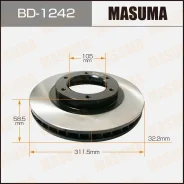 ���� ��������� Masuma, BD-1242. �������� 24 ������ ��� 50 000 �� ������� Masuma BD-1242 BD1242 ����
