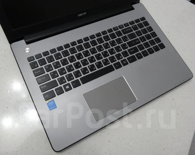 DEXP Aquilon. 15.6", 2,2����, ��� 8 ��, ���� 320���, WiFi: 1, Bluetooth: 1, ����������� �� 1��. ����