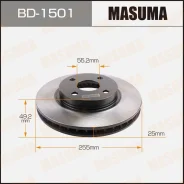 ���� ��������� Masuma, front Toyota Corolla (�������� 2��) BD-1501 10610-01091 ����