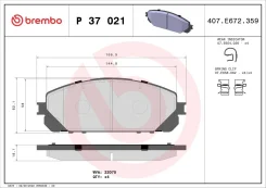 ������� ��������� P37021 Brembo P37021 P37021 ����