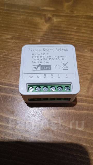 Умное реле tuya ZigBee в подрозетник (умный дом), новый, в наличии ...