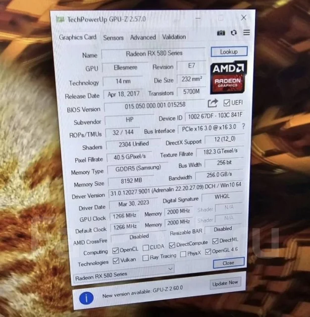 Radeon RX 580 ����