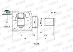  22 19 ABS   INKO 421001 421001 