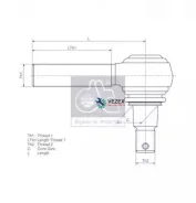 ���������� ������� ���� Volvo F/FL/N/NL ����� ������ L 120�� DT Spare Parts 253006 253006 ����