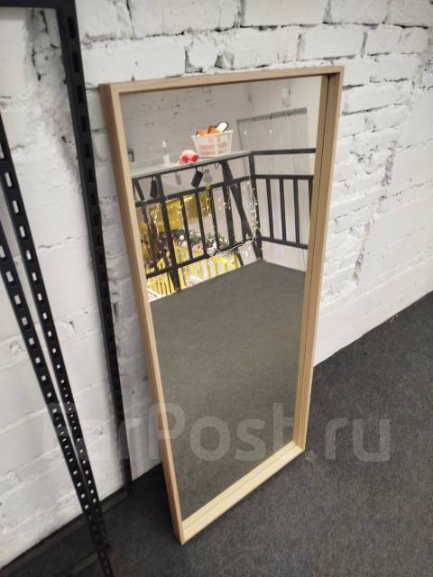 Зеркало настенное Nissedal IKEA / Нисседаль ИКЕА, бежевое, б/у, в ...