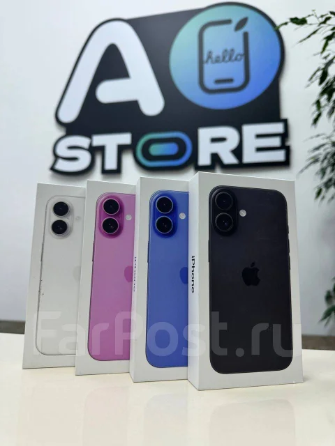 Apple iPhone 16 Plus. �����, 128 ��, �����, 3G, 4G LTE, 5G, ����������, NFC, ������������ ������� ����