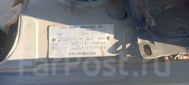 Subaru Legacy Lancaster. BH900318, EJ254 ����
