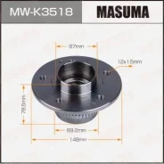 ��������� ���� Masuma rear Ssangyong Actyon II 12- (with ABS) MW-K3518 Masuma, ������ MWK3518 ����