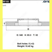 ���� ��������� ���. Advics A6F153B A6F153B ����