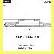 ���� ��������� ���. Advics A6F159B A6F159B ����