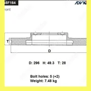 ���� ��������� ���. Advics A6F164B A6F164B ����
