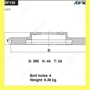 ���� ��������� ���. Advics B6F130B B6F130B ����